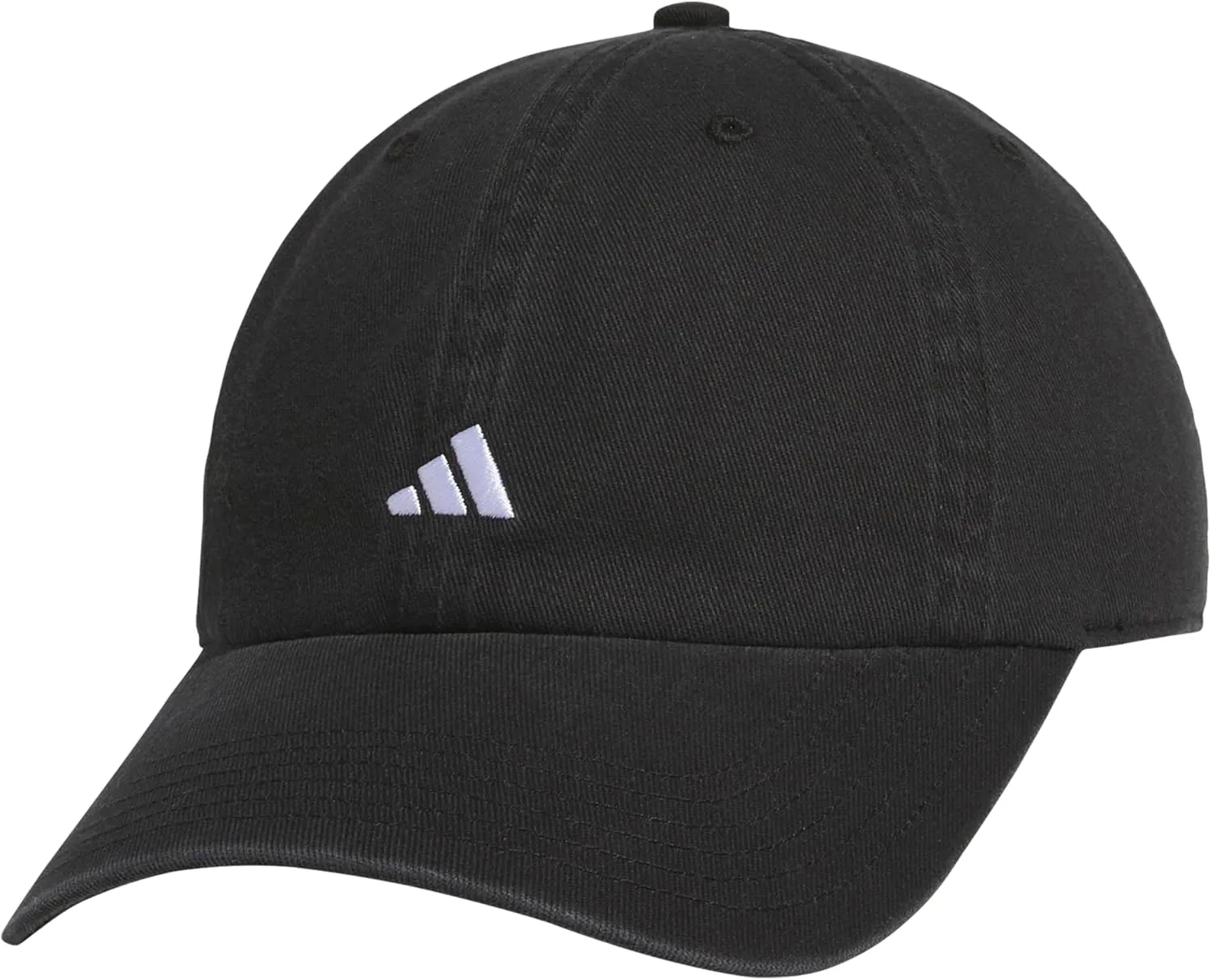 adidas Women's Saturday Hat, relaxed fit athletic adjustable cotton baseball cap