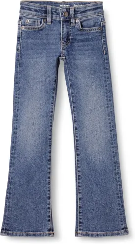 Amazon Essentials Girls' Slim Boot-Cut Stretch Jeans