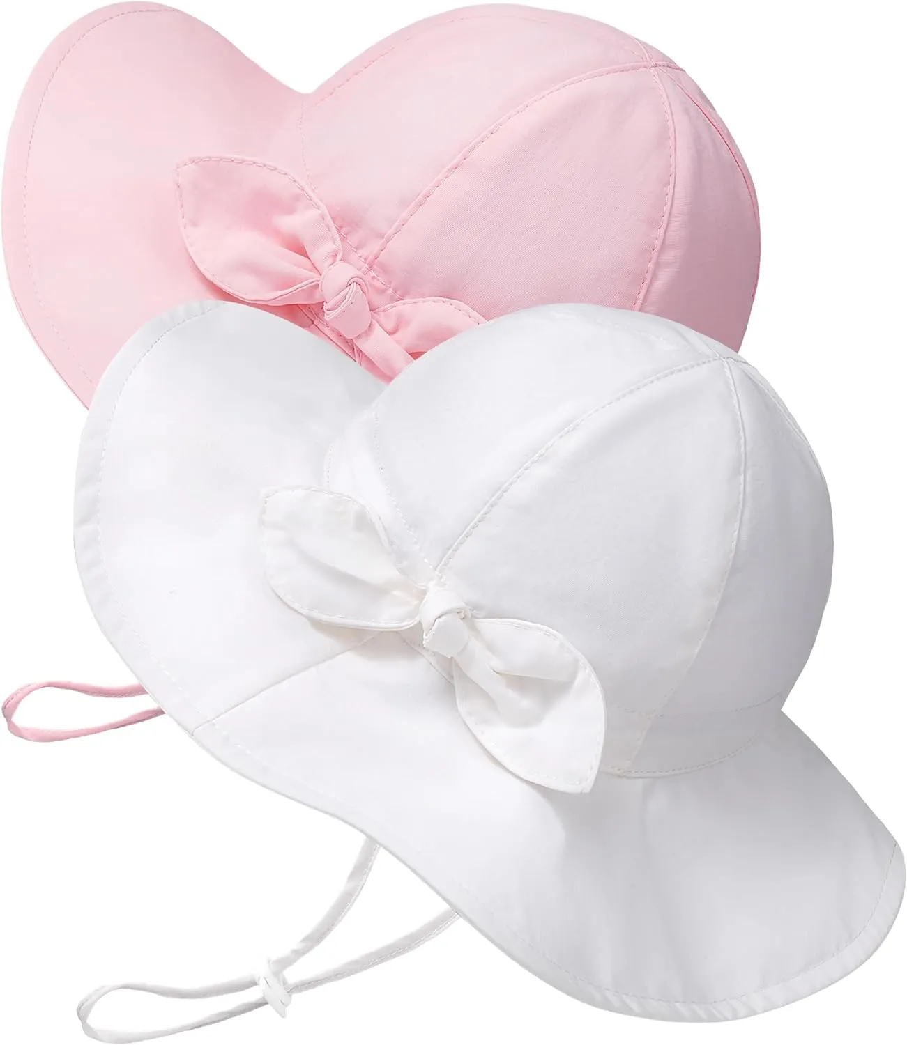 Baby Sun Hat Toddler Girl Beach Hat Adjustable Outdoor Summer Hat UPF 50  Sun Protection Wide Brim Infant Kids