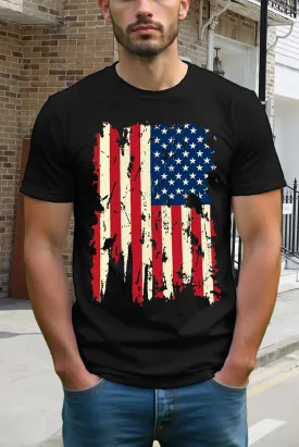 Mens American Flag Shirt USA Air Force Tshirts Patriotic 4th of July T-Shirt Memorial Day Tee Tops