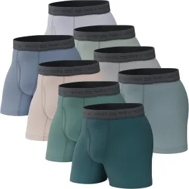Pair of Thieves Soft Cotton Boxer Briefs for Men Pack (4 & 8 Pack) - Tagless Mens Underwear for All-Day Comfort and Support