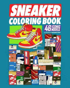 Sneaker Coloring Book: 46 Iconic Models Paperback  Coloring Book, November 1, 2020