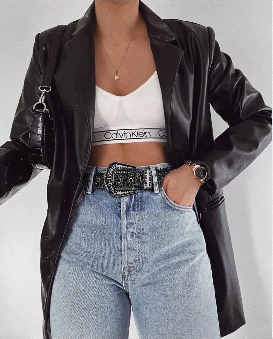 UnFader Womens Men Rhinestone Western Belts Bling Cowgirl Designer Diamond Studded Belts for Jeans