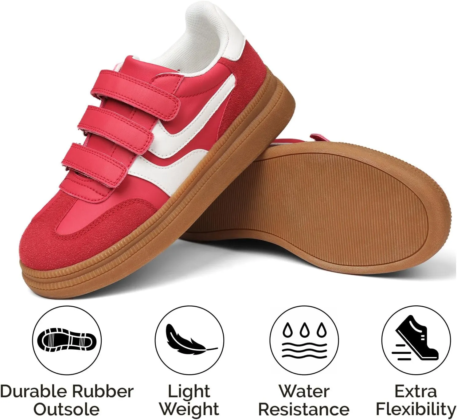 VOMIRA Platform Sneakers for Women Memory Foam Insole Womens Sneakers Lightweight Non-Slip Running Shoes Casual Slip On Walking Shoes